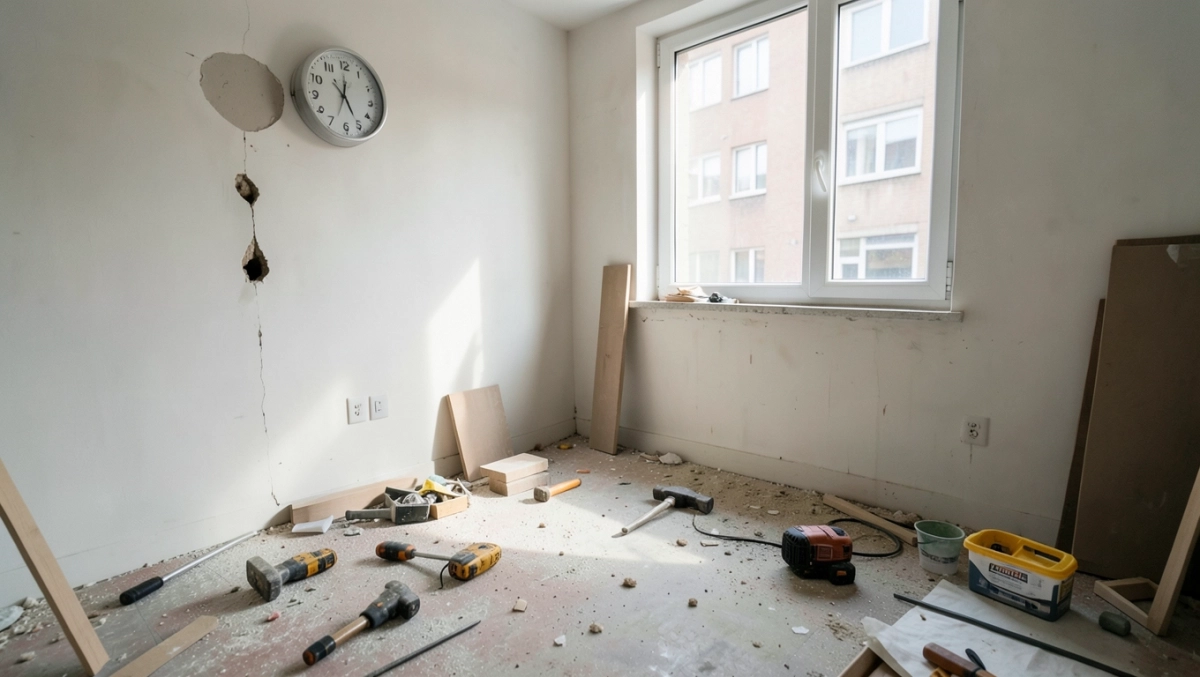 remont mieszkania w bloku w jakich godzinach